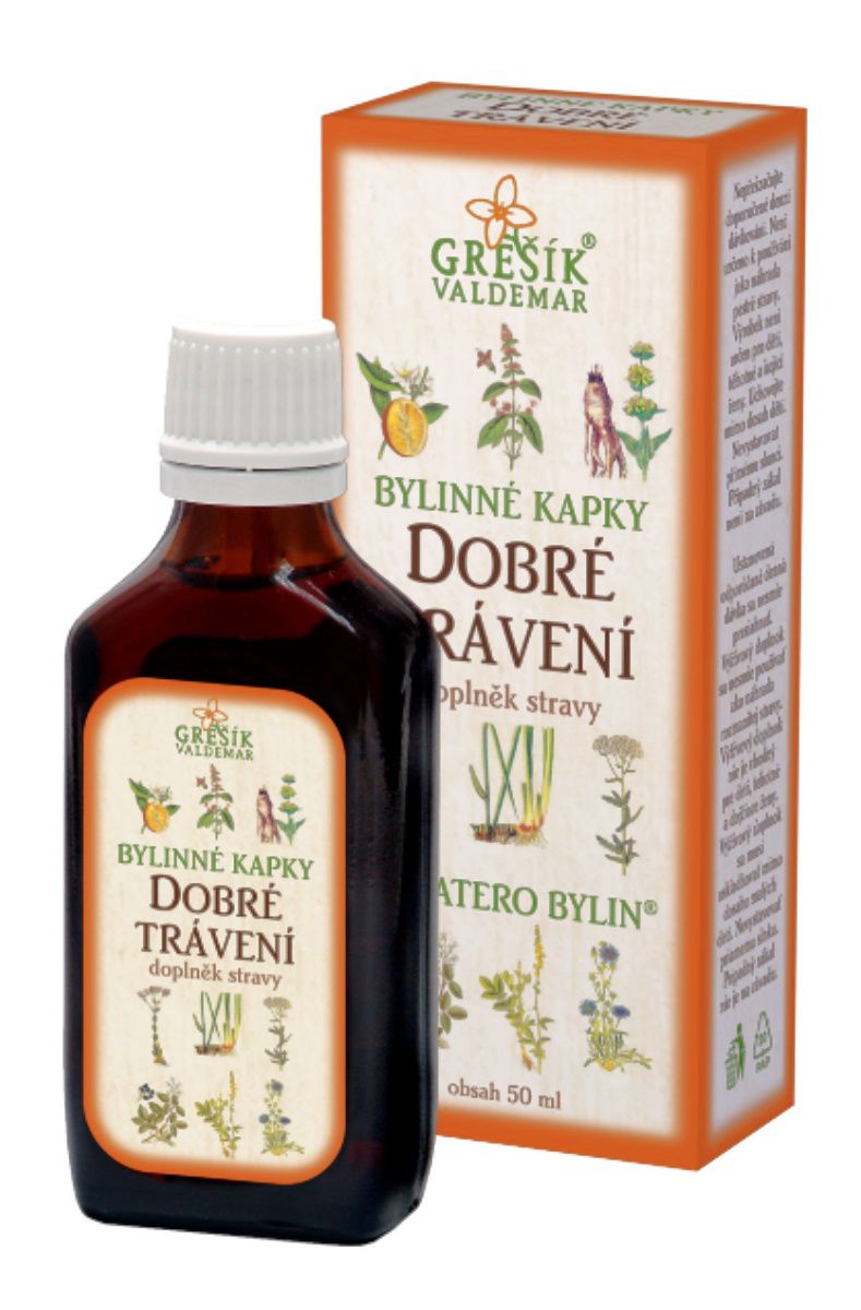 Grešík Dobré trávení bylinné kapky 50 ml