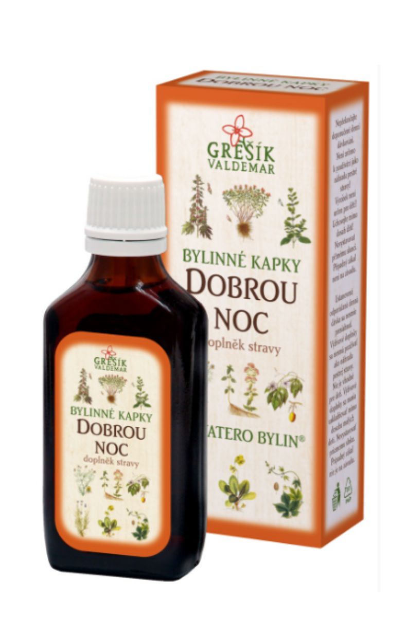 Grešík Dobrou noc bylinné kapky 50 ml 