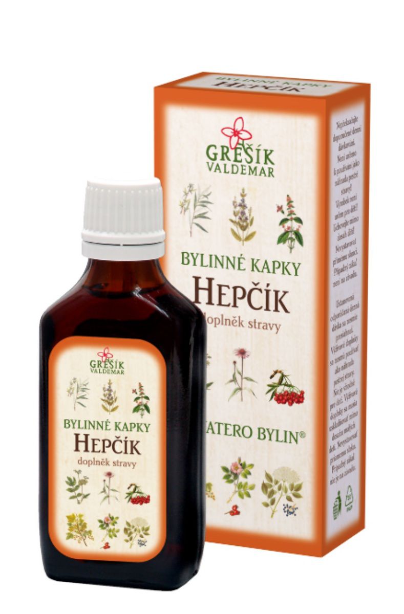 Grešík Hepčík bylinné kapky 50 ml