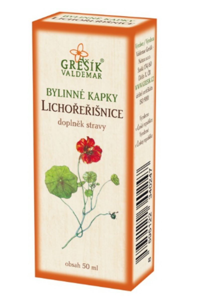 Grešík Lichořeřišnice bylinné kapky 50 ml 