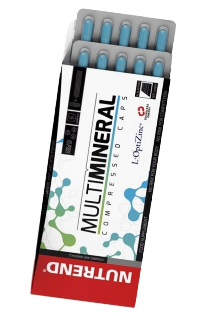 Nutrend MULTIMINERAL COMPRESSED CAPS 60 kapslí