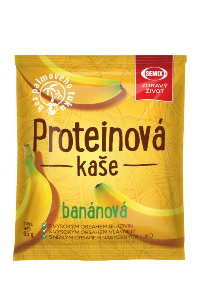 Semix Proteinová kaše 65 g - příchuť banán