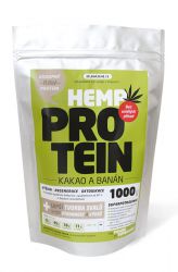 Zelená země Konopný protein kakao s banánem 1000 g