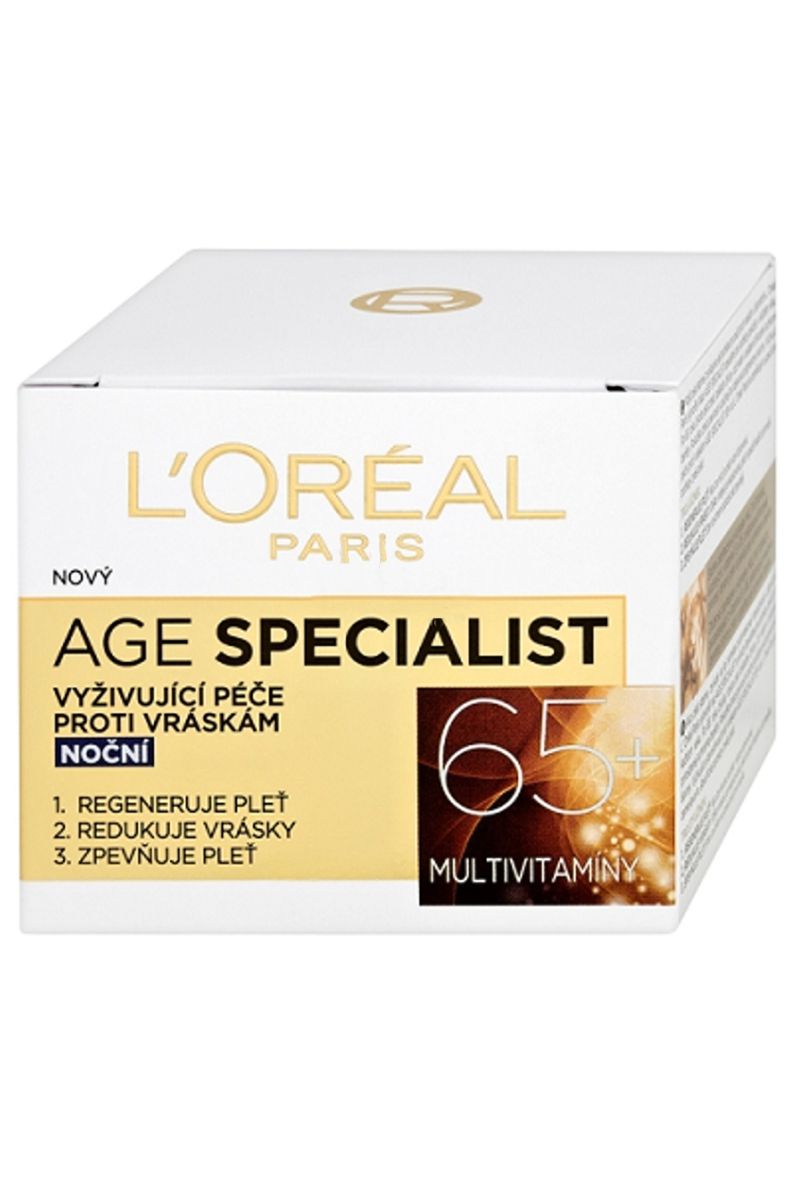 L'Oréal Paris Age Specialist noční krém 65+ proti vráskám 50 ml
