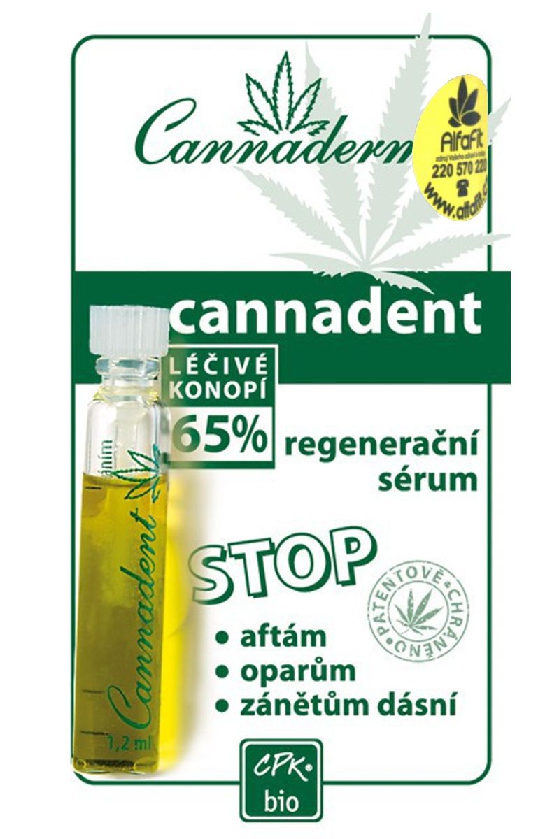 Cannadent sérum na afty a opary 1,2 ml