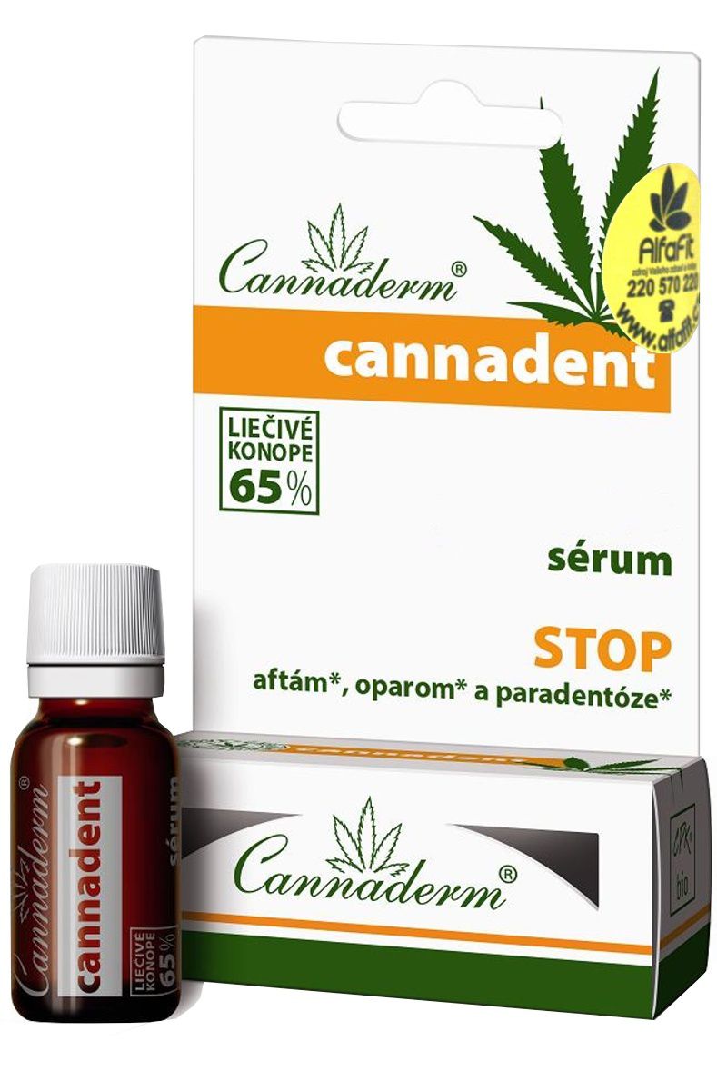 Cannaderm Cannadent sérum na afty