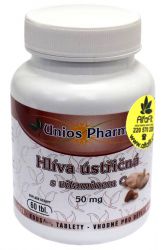 Unios Pharma Oyster Mushrooms with Vitamin C 60 tablets (Pleurotus ostreatus)