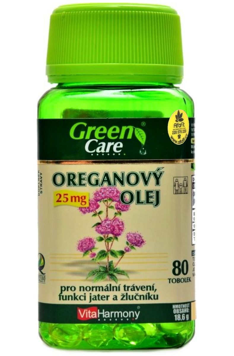 VitaHarmony Oreganový olej 25 mg - 80 tobolek