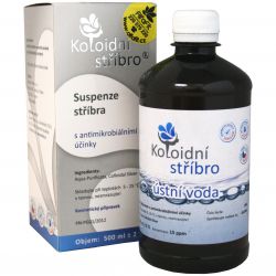 Koloidní stříbro Ústní voda 15 ppm 500 ml