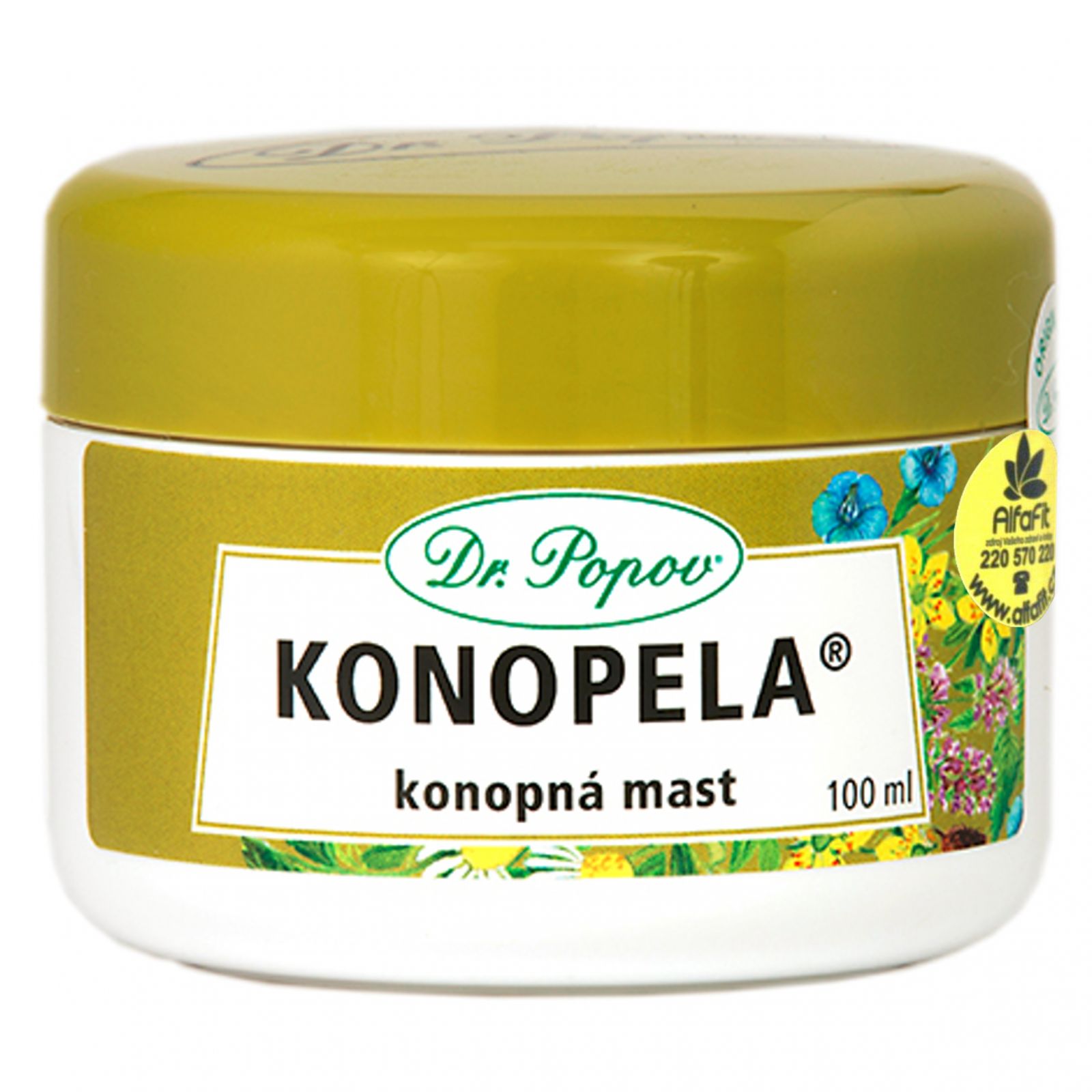 Dr. Popov Konopná mast 100 ml