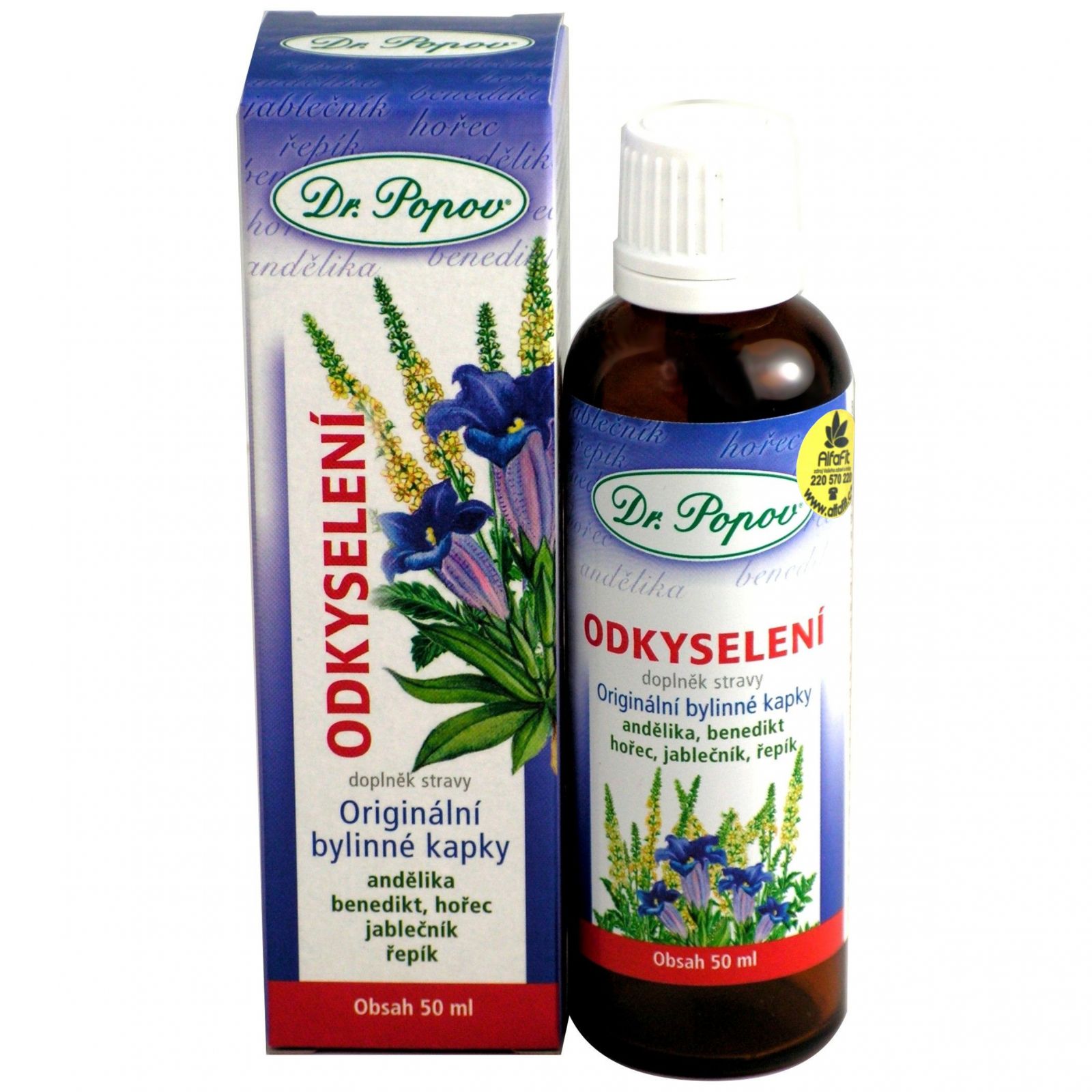 Dr. Popov Odkyselení 50 ml