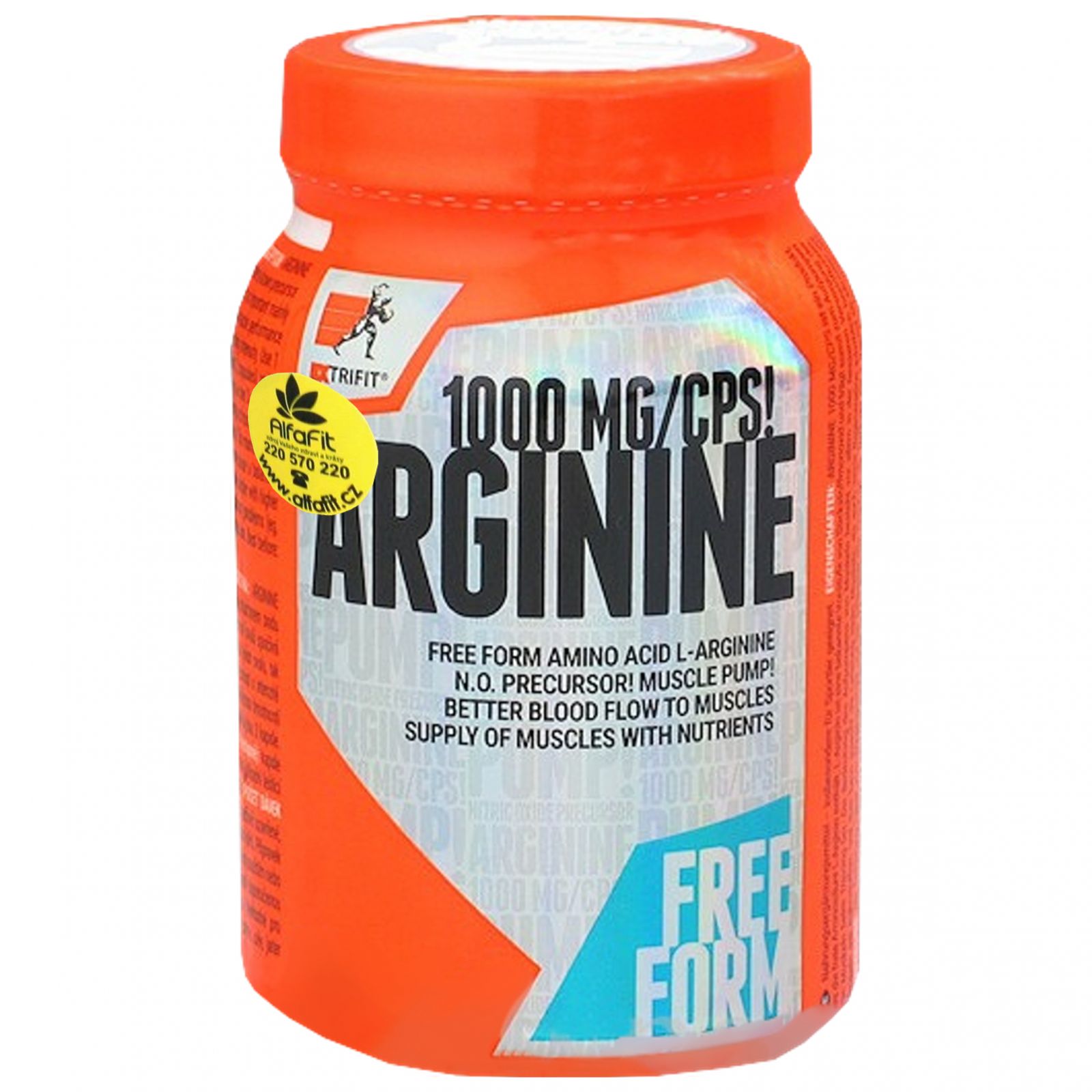 Extrifit Arginine 1000mg free form 90 kapslí