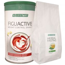 Set of LR Weight Loss Light - LR LIFETAKT Figu Active cocktail LR 450 g + LR LIFETAKT Figu Active Herbal Fasting Tea 250 g