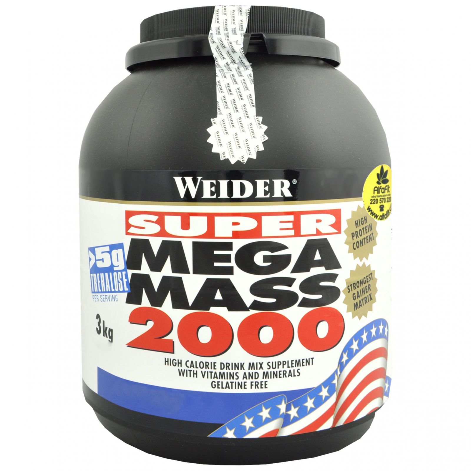Weider Super Mega Mass 2000 - 3000 g | increase strength | AlfaFit.cz