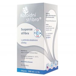 Koloidní stříbro 20 ppm 500 ml - obal