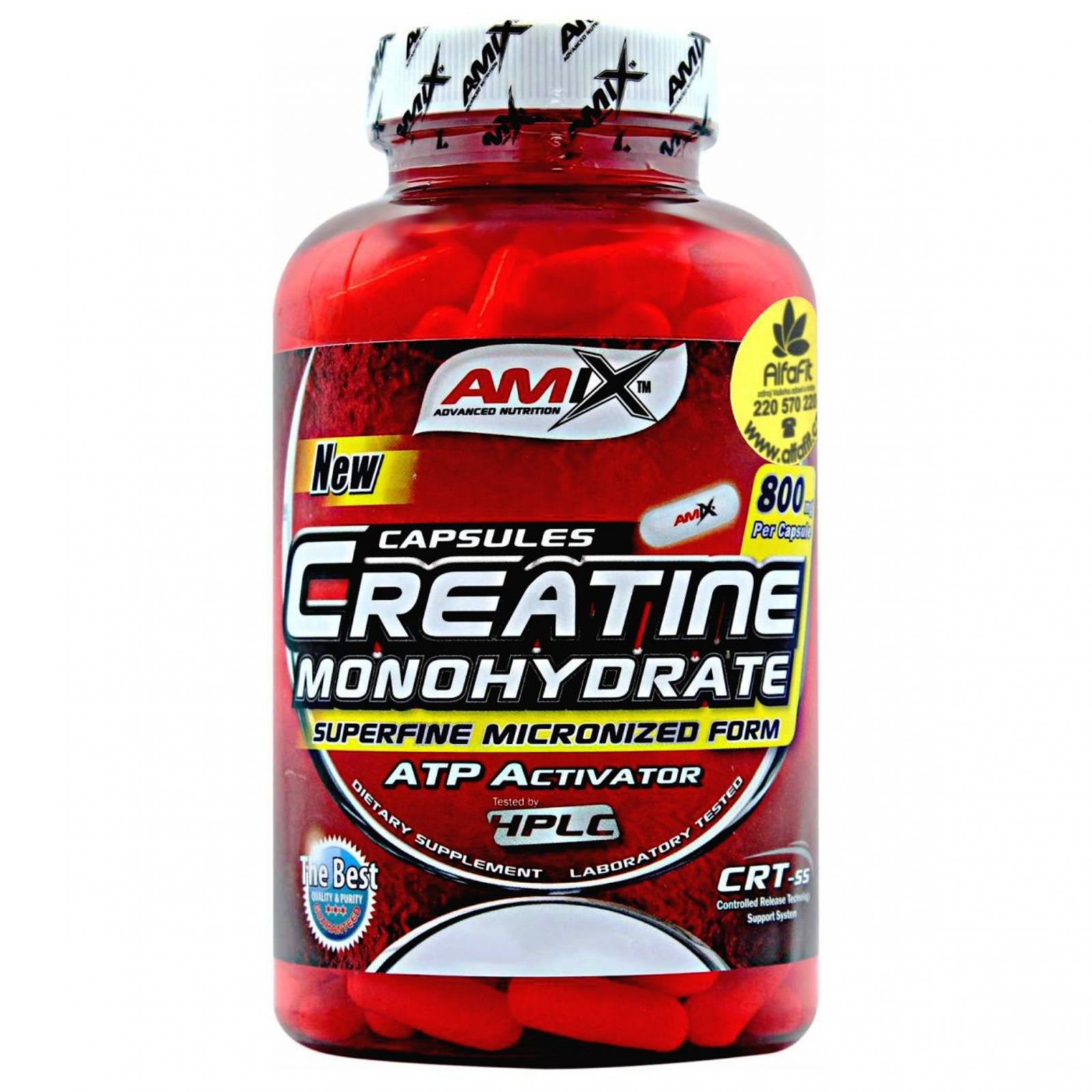 Amix Creatine Ethyl Ester - kreatin 350 kapslí