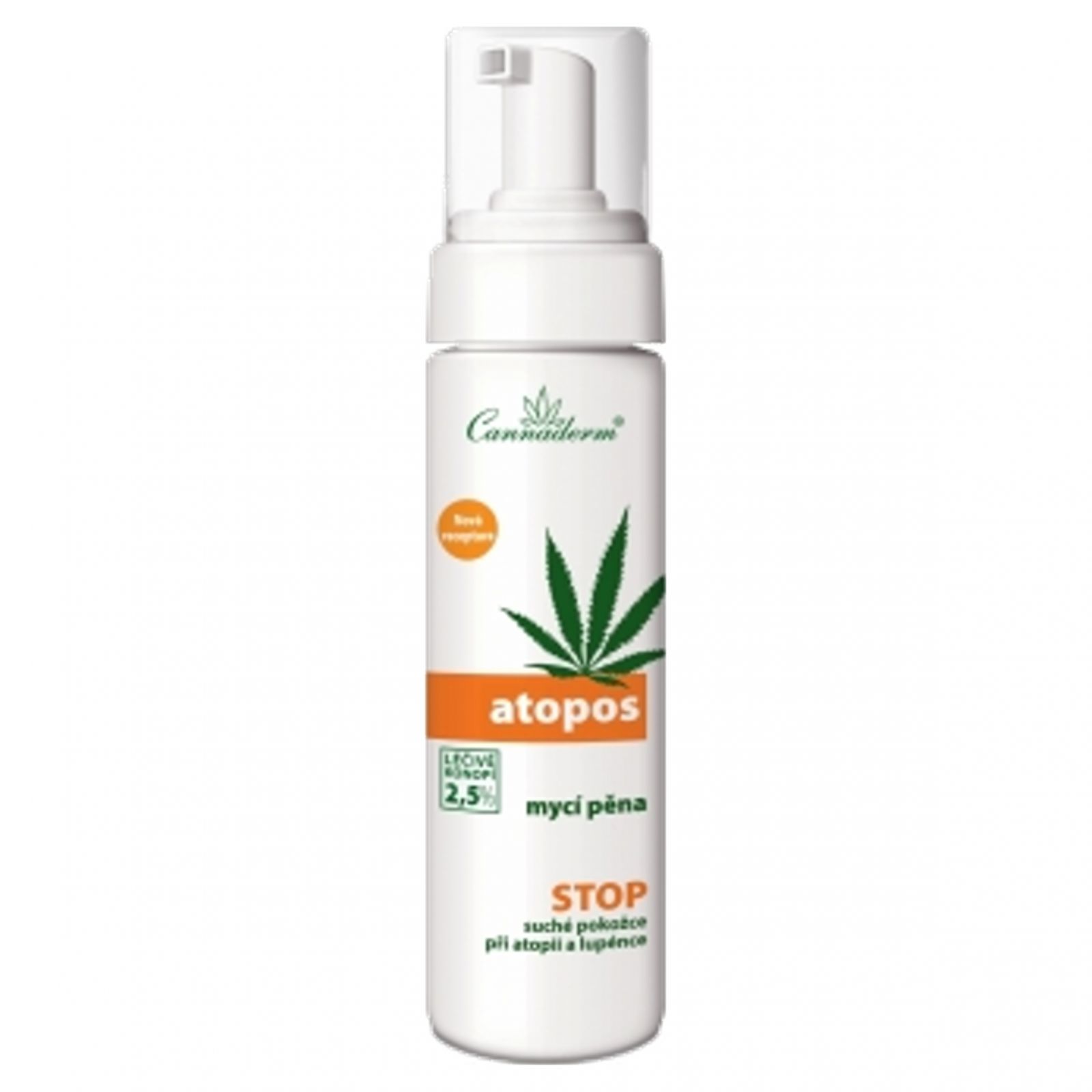  Cannaderm Atopos - mycí pěna 180 ml