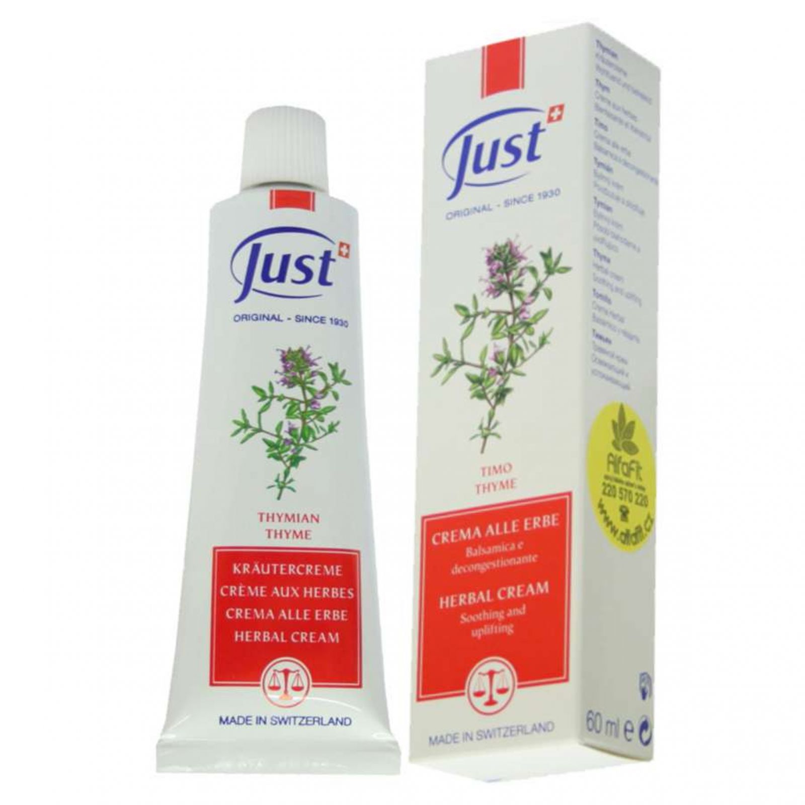  JUST Tymiánový krém 60 ml