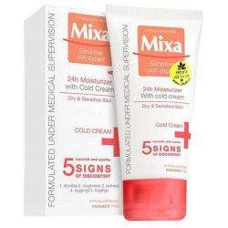 MIXA 24h Moisturizer hydratační krém COLD s krabičkou 50 ml