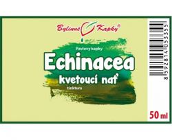 Bylinné kapky Echinacea - kvetoucí nať etiketa