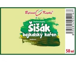 Bylinné kapky Šišák bajkalský kořen - etiketa