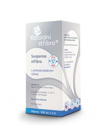 Koloidní stříbro Ústní voda 15 ppm 500 ml - krabicka