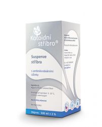  Koloidní stříbro 20 ppm 500 ml - krabička