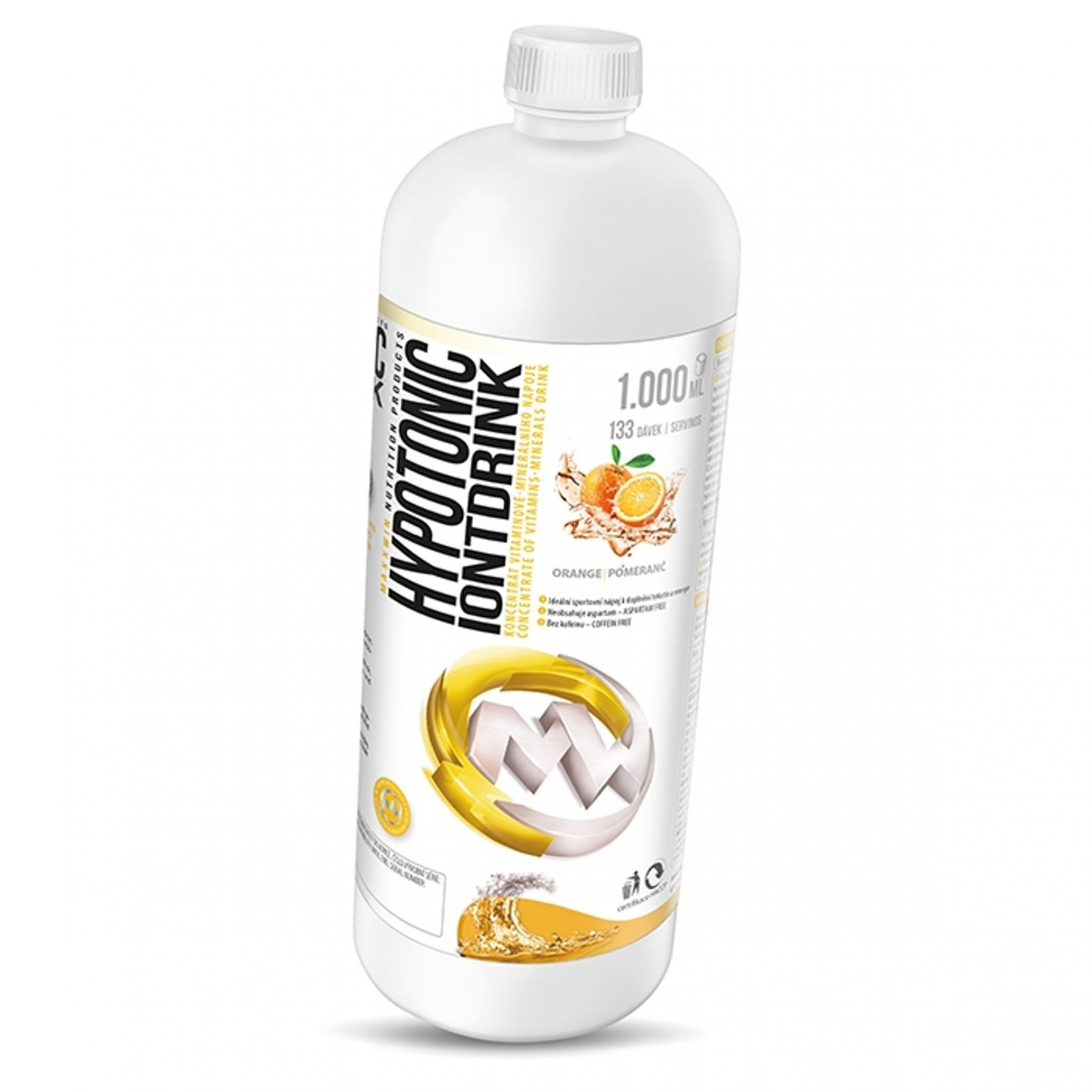 MAXXWIN Hypotonic Iontdrink 1000 ml pomeranč