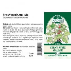 Naděje Černý rybíz-maliník 50 ml