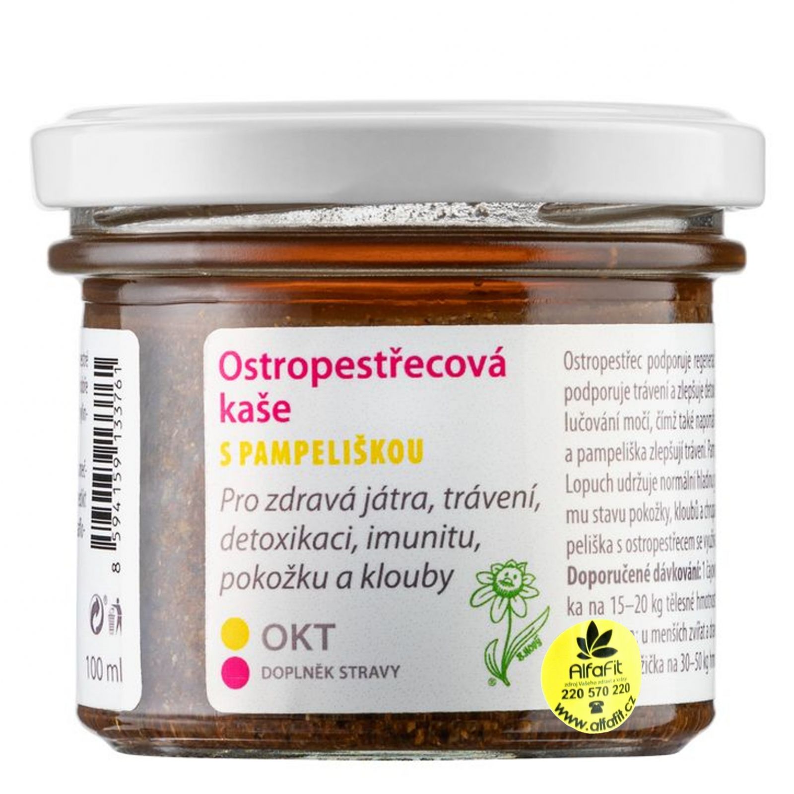 Dědek kořenář Ostropestřecový olej OKT 90 ml