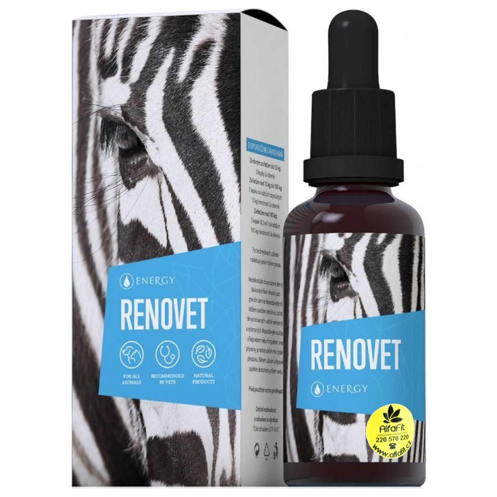 Energy Renovet - veterinární kapky 30 ml