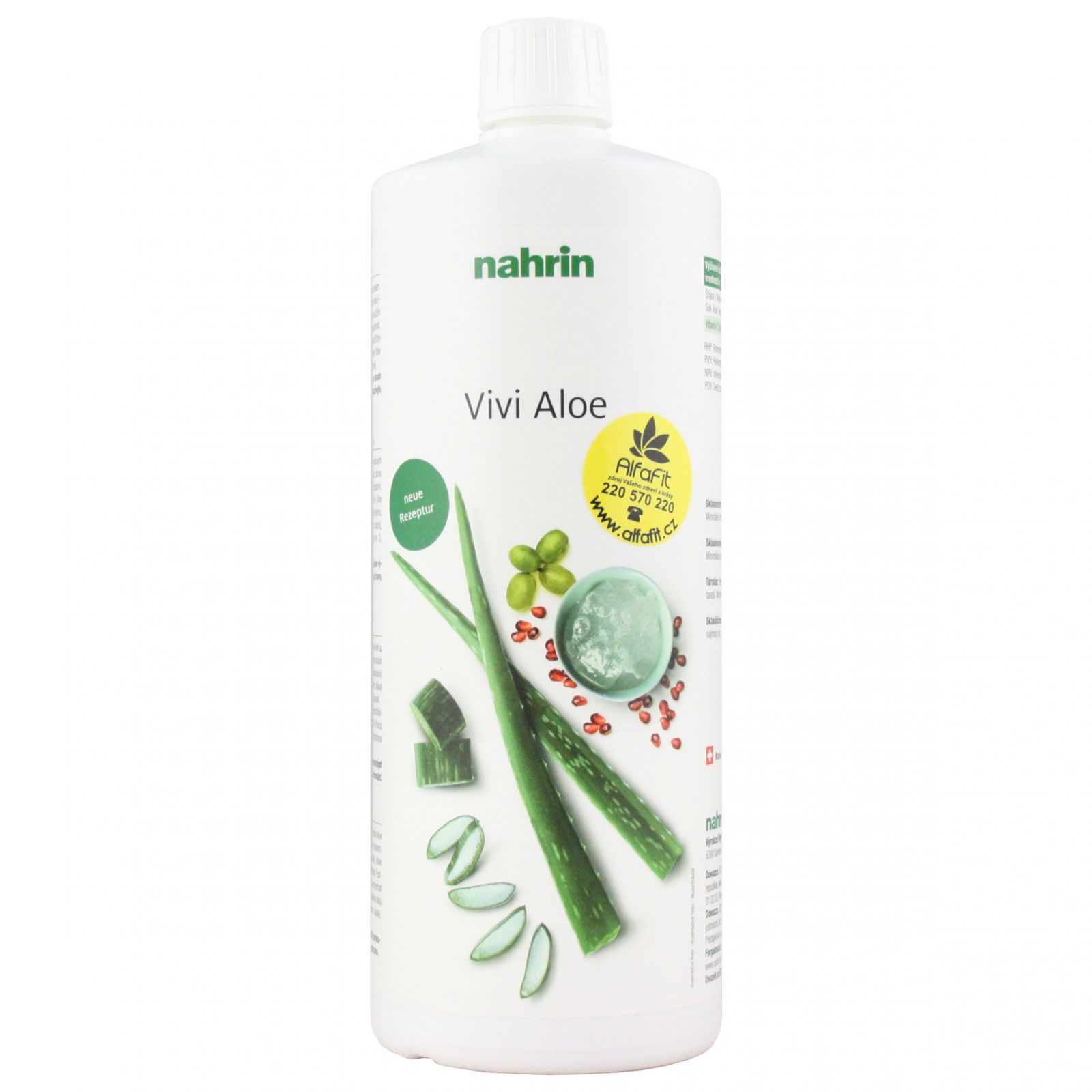 nahrin Vivi Aloe se šťávou z gelu z aloe vera 1000 ml