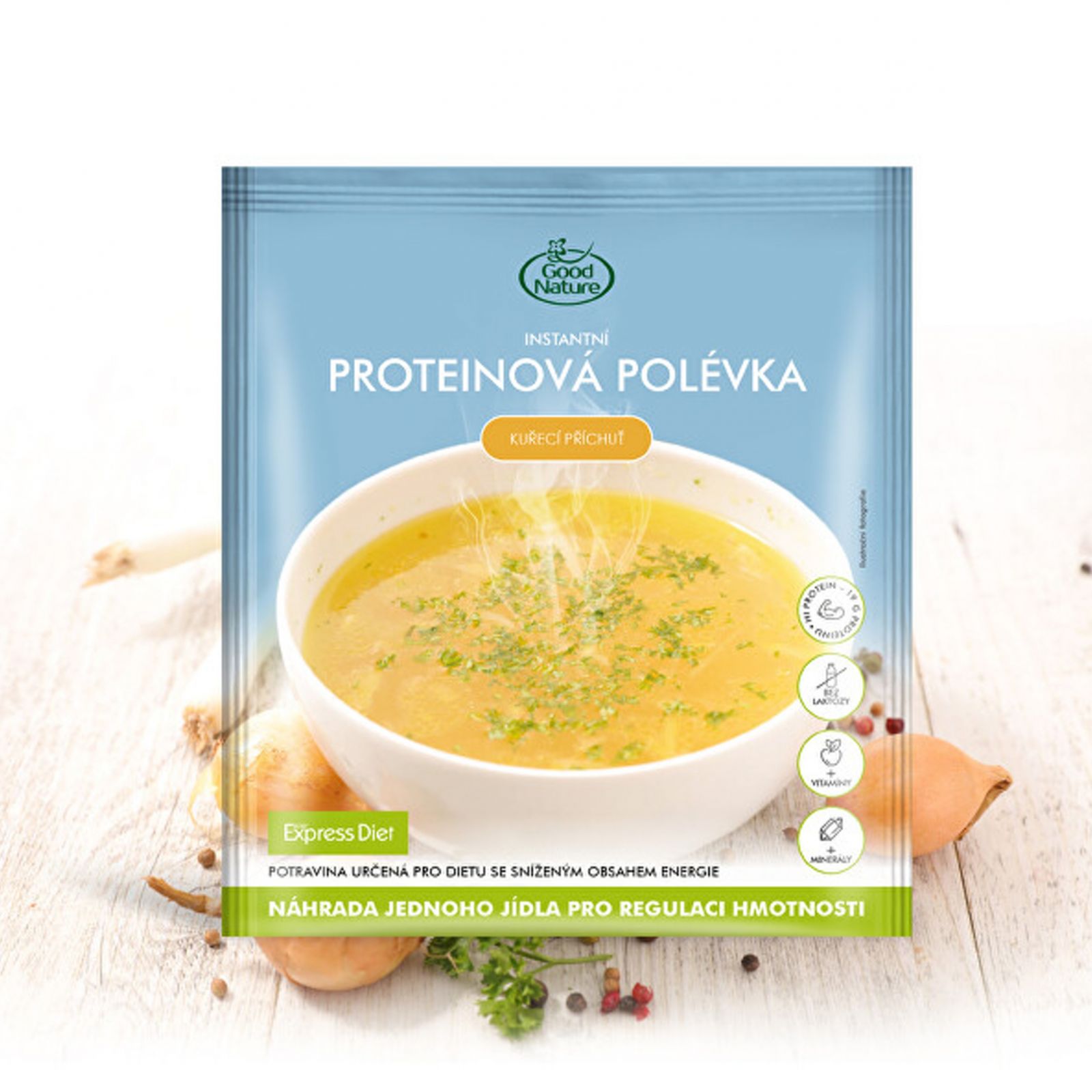 Good nature instantní polévka s kuřecí příchutí 55g