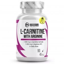 MAXXWIN L-CARNITINE ARGININE 90 KAPSLÍ 