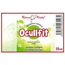 Bylinné kapky Ocullfit 50 ml - etiketa