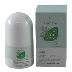 LR Aloe Vera CBD Massage roll-on 50 ml - kompozice