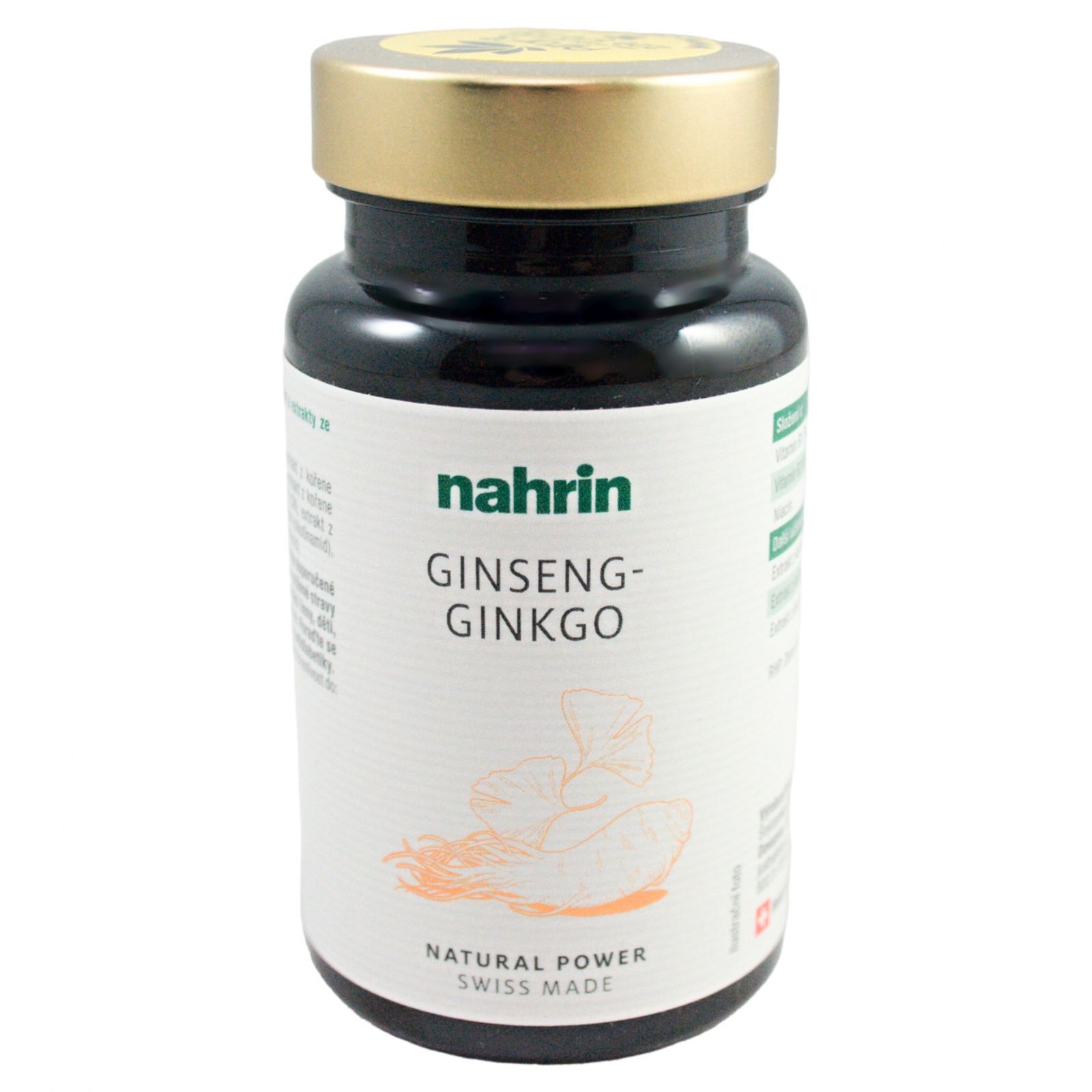 nahrin GG Caps 30 kapslí / Ginseng - Ginkgo 30 kapslí