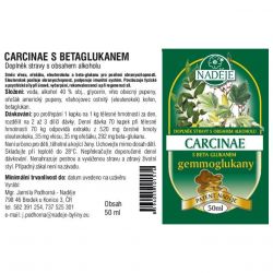 Naděje Carcinae PG59 - tinktura z pupenů 50 ml