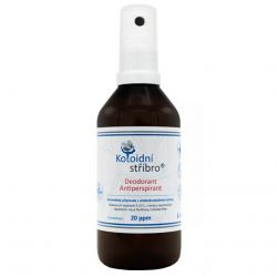 Koloidní stříbro 20 ppm Deodorant - antiperspirant sprej 200 ml