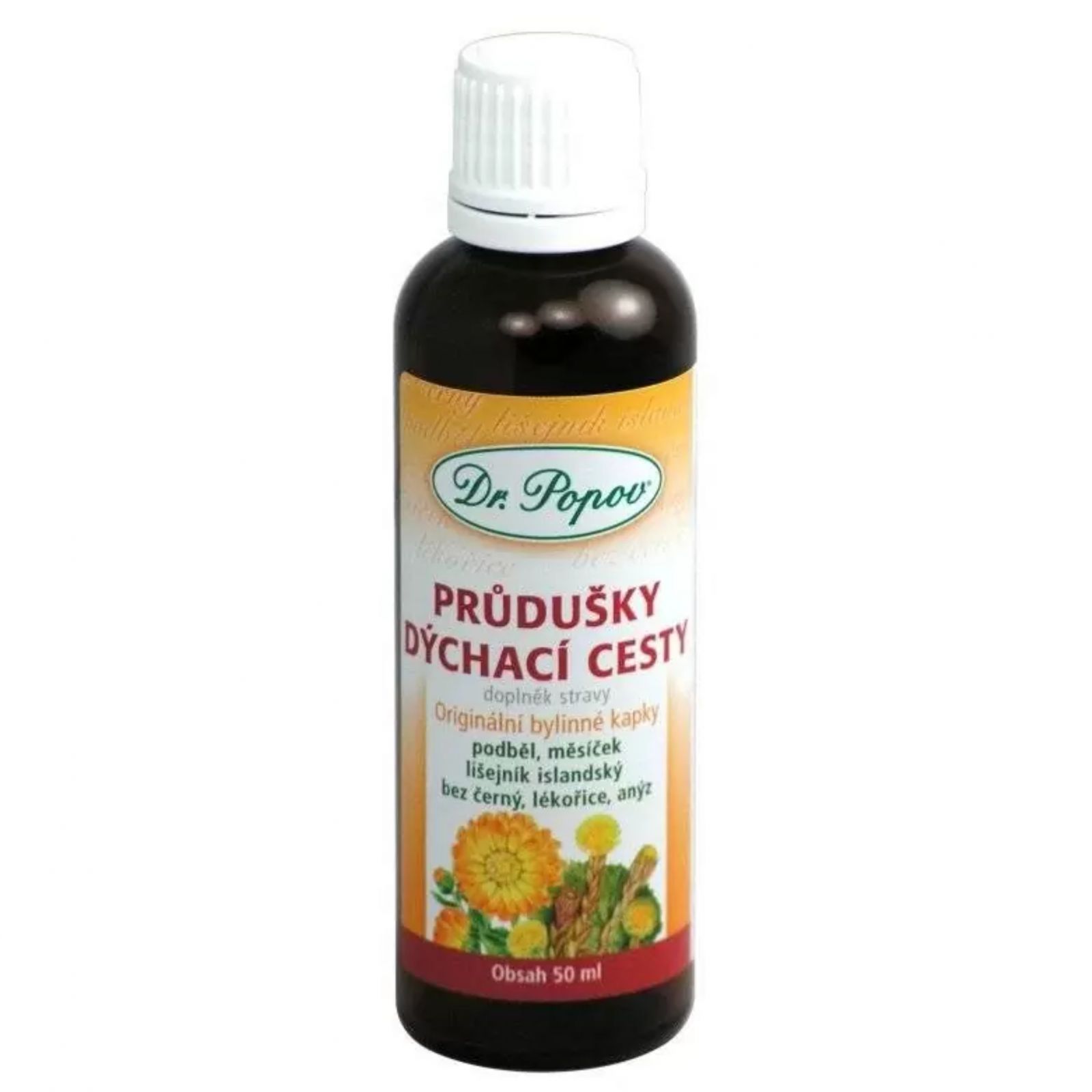 Dr. Popov Průdušky – dýchací cesty 50 ml
