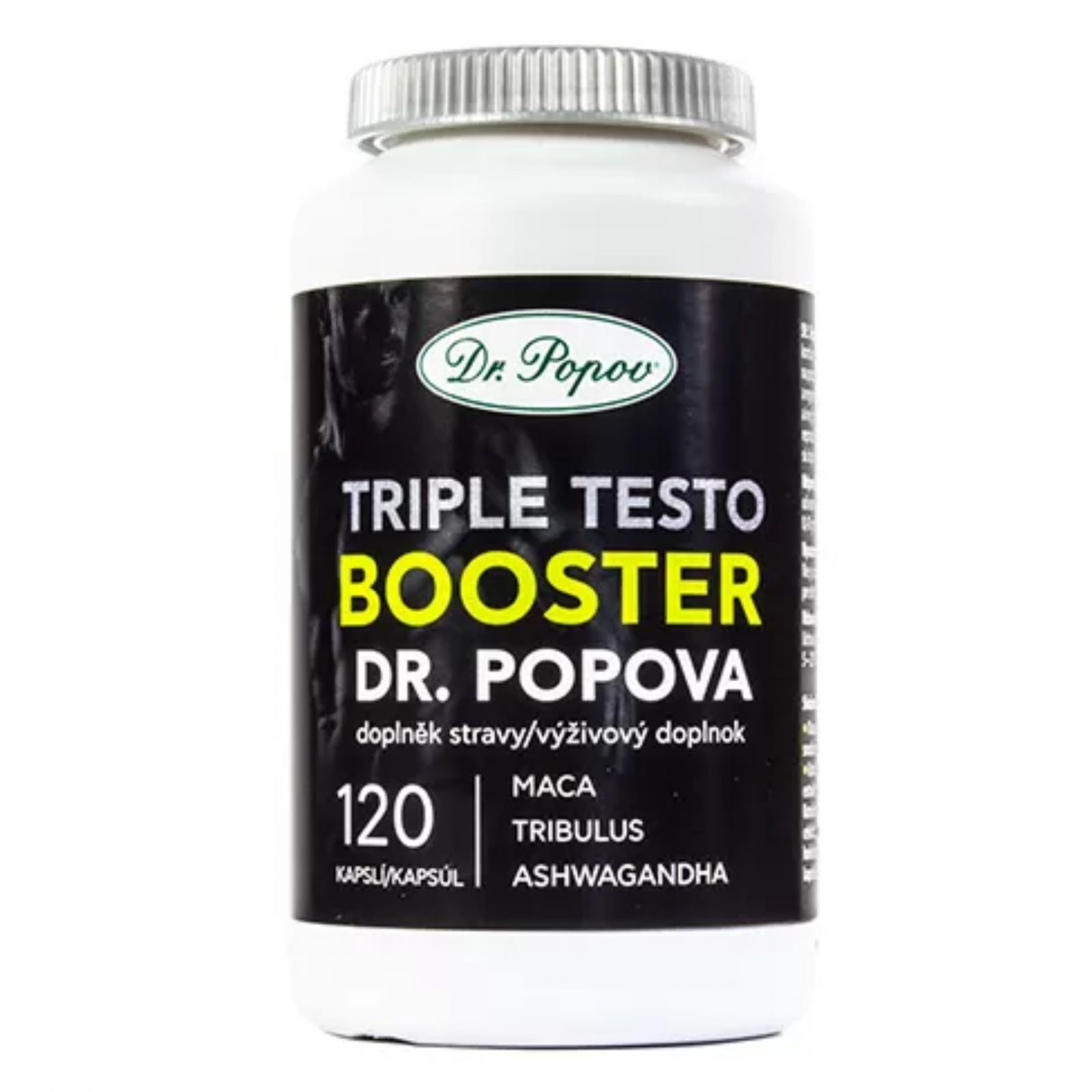  Dr. Popov SPORT Triple Testo BOOSTER 120 kapslí