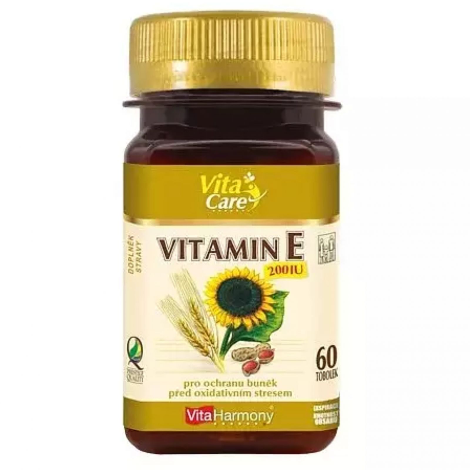 VitaHarmony Vitamin E 200 mg ─ 60 tobolek