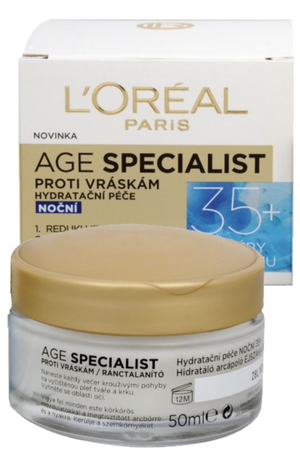 L Oreal Paris Age Specialist 35 Night Anti Wrinkle Cream 50 Ml