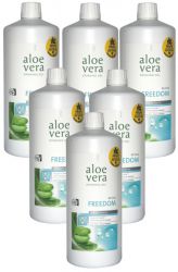 SET 6x LR Aloe Vera Drinking Gel Freedom 1000 ml